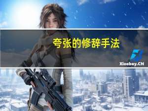 夸张的修辞手法