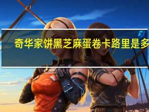 奇华家饼 黑芝麻蛋卷卡路里是多少
