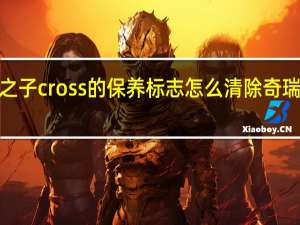 奇瑞东方之子cross的保养标志怎么清除 奇瑞东方之子cross