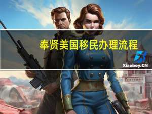 奉贤美国移民办理流程