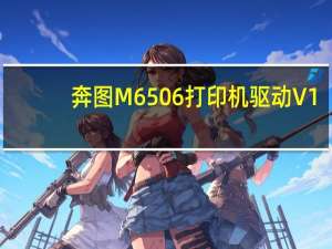 奔图M6506打印机驱动 V1.13.14 官方版（奔图M6506打印机驱动 V1.13.14 官方版功能简介）