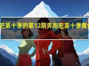 奔跑吧第十季的第12期 奔跑吧第十季黄金猎人是谁