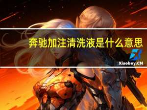 奔驰加注清洗液是什么意思