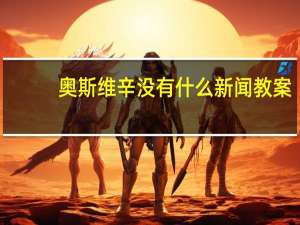 奥斯维辛没有什么新闻教案