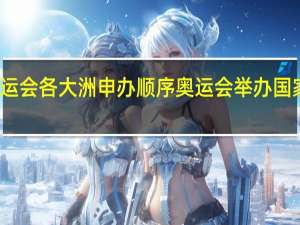 奥运会各大洲申办顺序 奥运会举办国家排序表