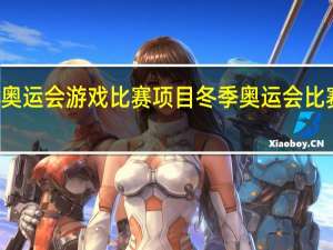 奥运会游戏比赛项目 冬季奥运会比赛项目
