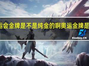 奥运会金牌是不是纯金的啊 奥运金牌是纯金的吗