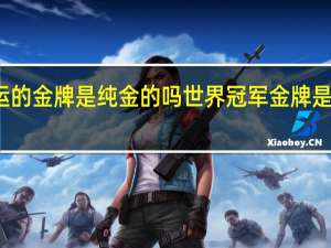 奥运的金牌是纯金的吗 世界冠军金牌是纯金的吗
