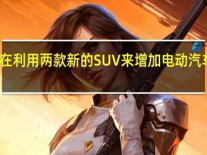 奥迪正在利用两款新的SUV来增加电动汽车的车队数量