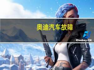 奥迪汽车故障