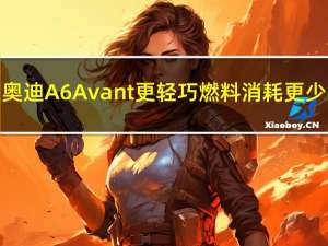 奥迪A6Avant更轻巧燃料消耗更少