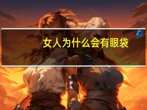 女人为什么会有眼袋，有眼袋是什么原因