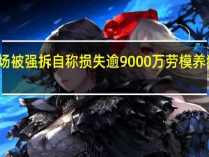 女子猪场被强拆 自称损失逾9000万 劳模养猪场毁于一旦