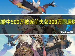 女子离婚中500万被诉前夫获200万 同居财产争议终判