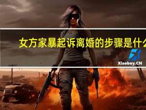 女方家暴起诉离婚的步骤是什么