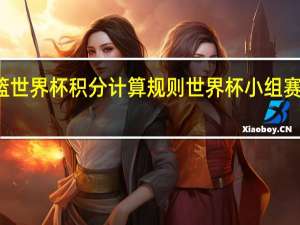 女篮世界杯积分计算规则 世界杯小组赛计分规则