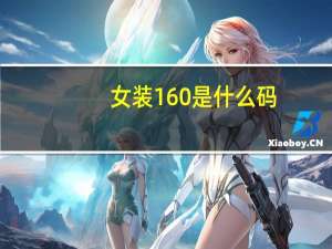 女装160是什么码