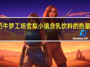 奶牛梦工场 雪梨小镇含乳饮料的热量是多少