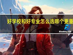 好学校和好专业怎么选 哪个更重要