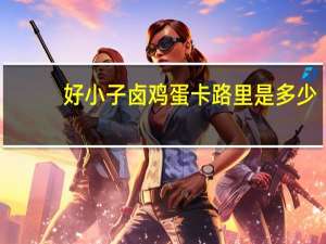 好小子 卤鸡蛋卡路里是多少