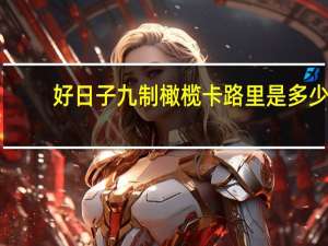 好日子 九制橄榄卡路里是多少