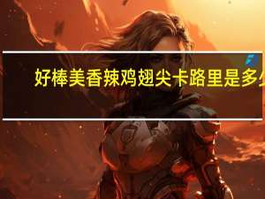 好棒美 香辣鸡翅尖卡路里是多少