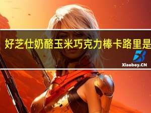 好芝仕 奶酪玉米巧克力棒卡路里是多少