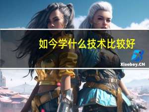 如今学什么技术比较好，对以后的发展有帮助