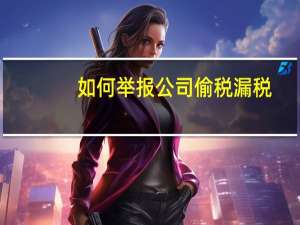如何举报公司偷税漏税