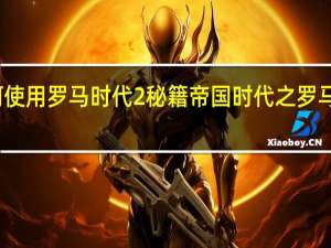 如何使用罗马时代2秘籍 帝国时代之罗马复兴秘籍