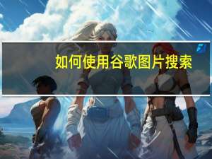 如何使用谷歌图片搜索