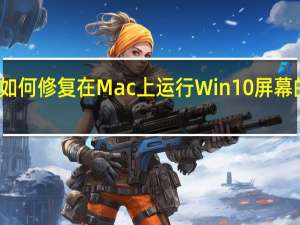 如何修复在Mac上运行Win 10屏幕的问题