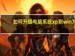 如何升级电脑系统xp到win7（如何升级电脑系统）