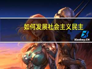如何发展社会主义民主