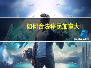 如何合法移民加拿大