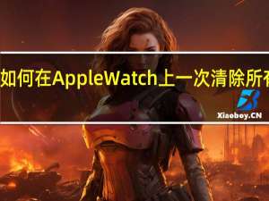 如何在Apple Watch上一次清除所有通知