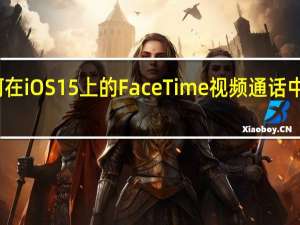 如何在iOS15上的FaceTime视频通话中模糊背景