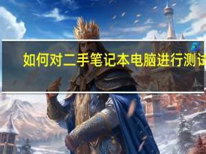 如何对二手笔记本电脑进行测试5