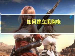 如何建立采购帐