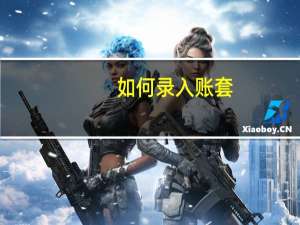 如何 录入账套