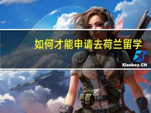 如何才能申请去荷兰留学