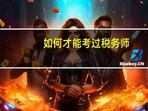 如何才能考过税务师