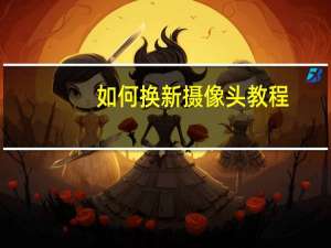 如何换新摄像头教程