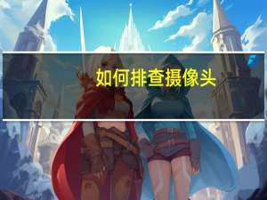 如何排查摄像头