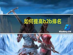 如何提高b2b排名