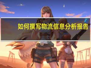 如何撰写物流信息分析报告