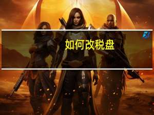 如何改税盘