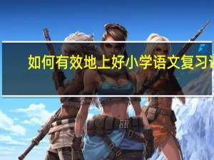 如何有效地上好小学语文复习课
