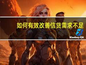 如何有效改善信贷需求不足？付万军：农业银行已提前进行安排部署