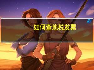 如何查地税发票